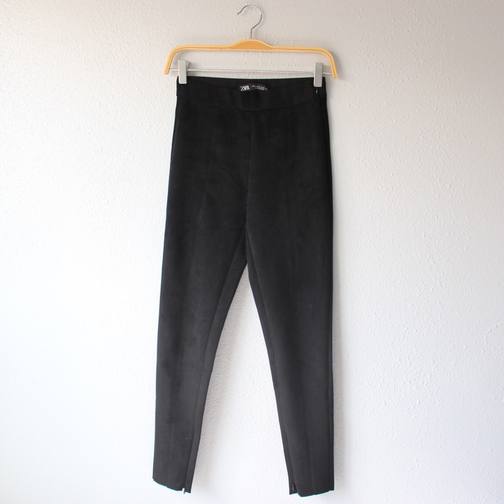 Zara Faux Suede Leggings